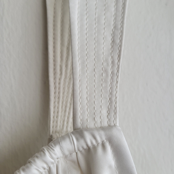 NWT Aritizia Satin Dress Sunday Best Martine Light Birch Small - Picture 5 of 10